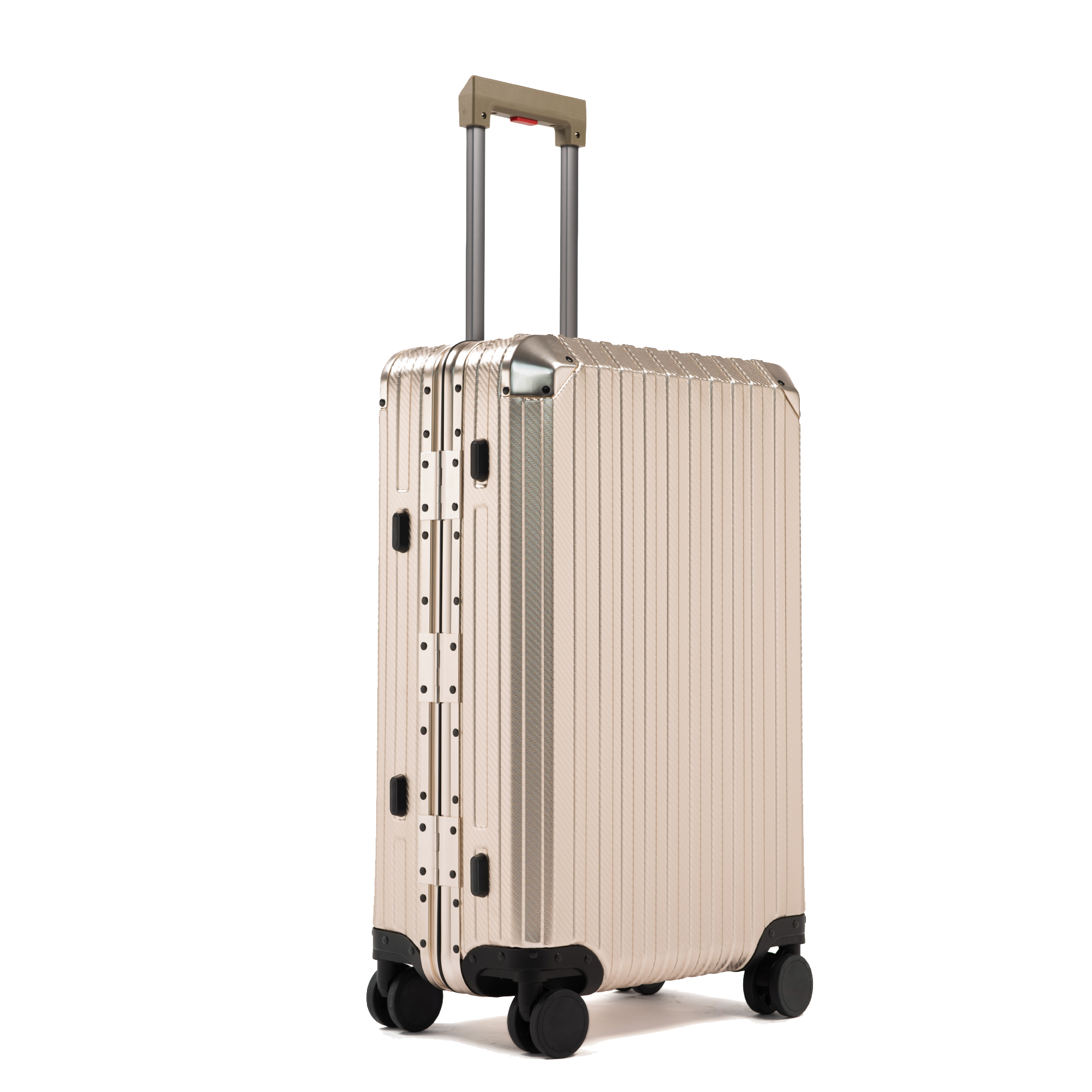 TREK Aluminum Suitcase Champagne