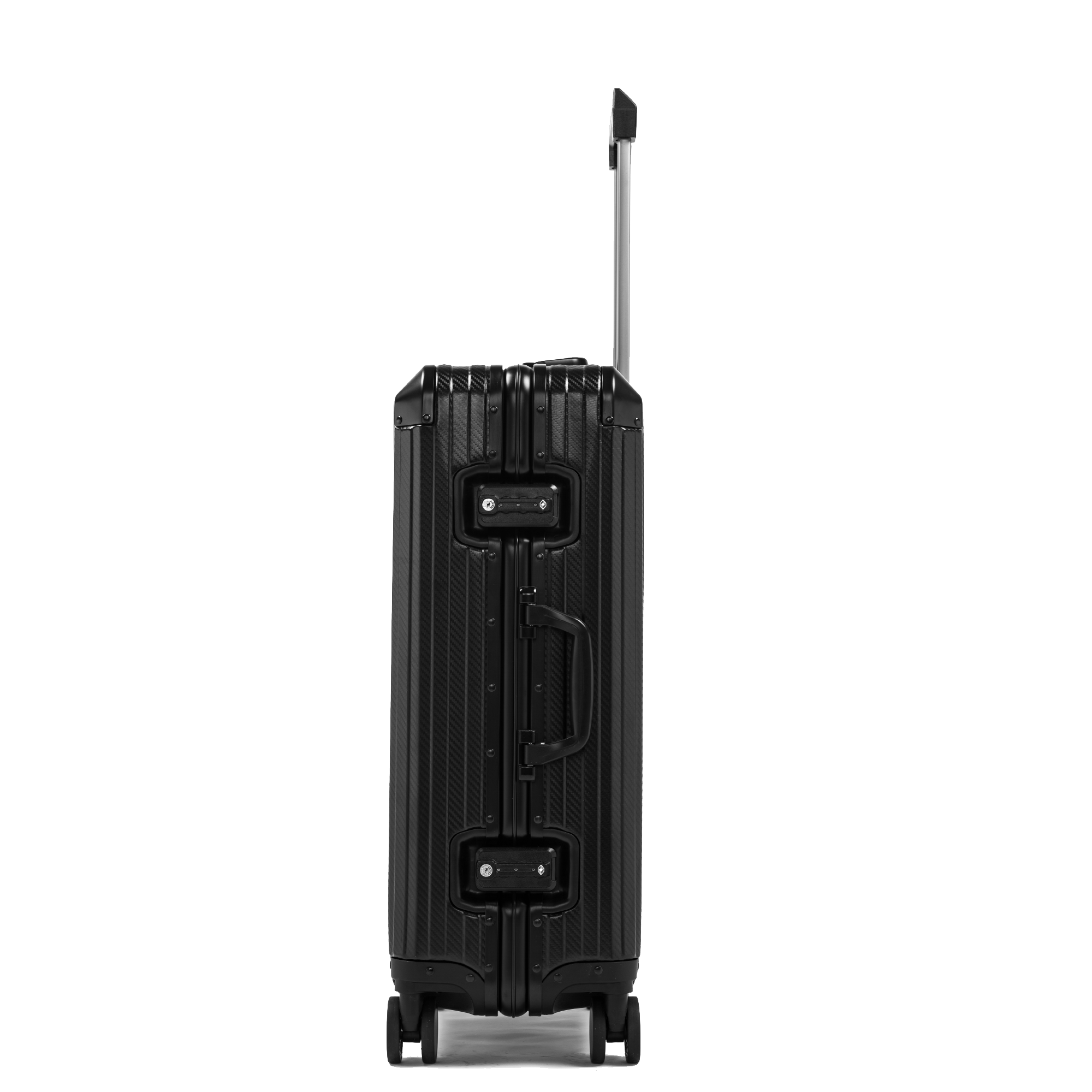 TREK Aluminum Suitcase Black