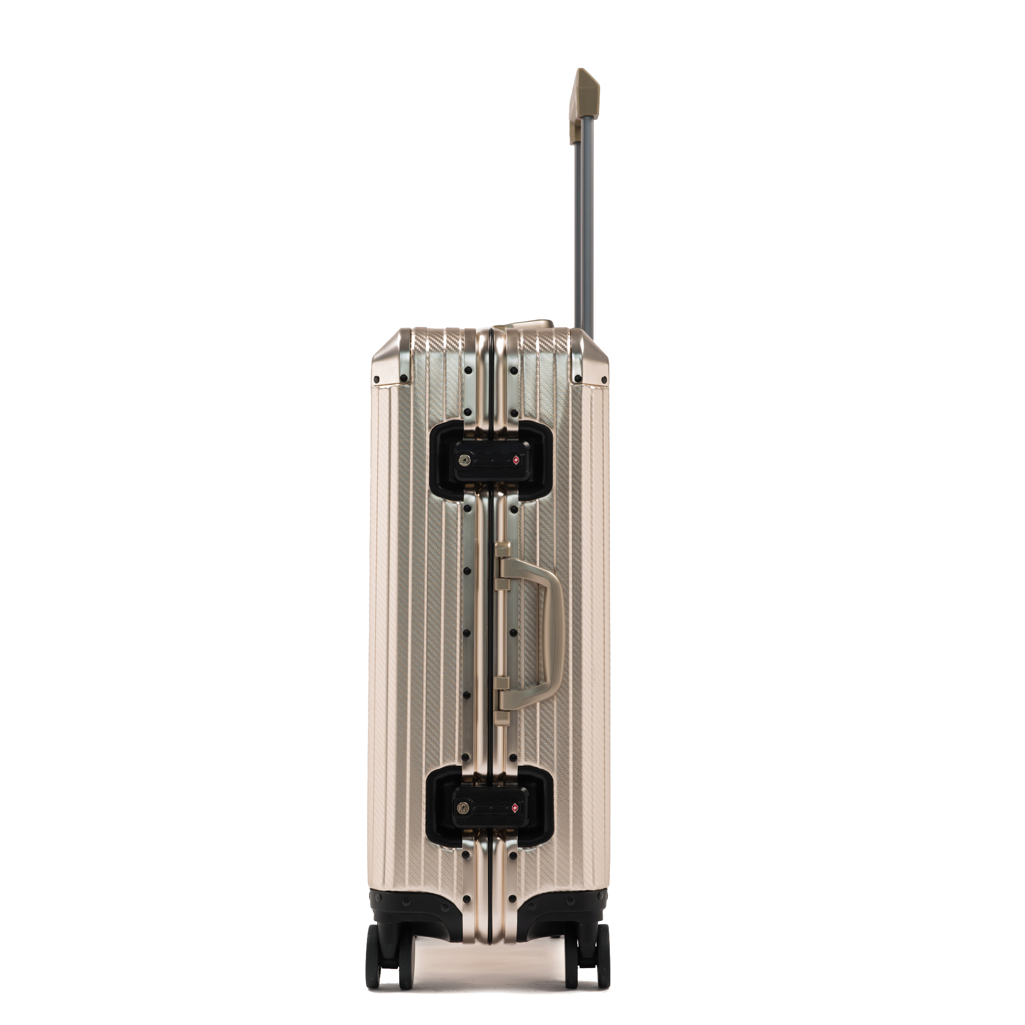TREK Aluminum Suitcase Champagne