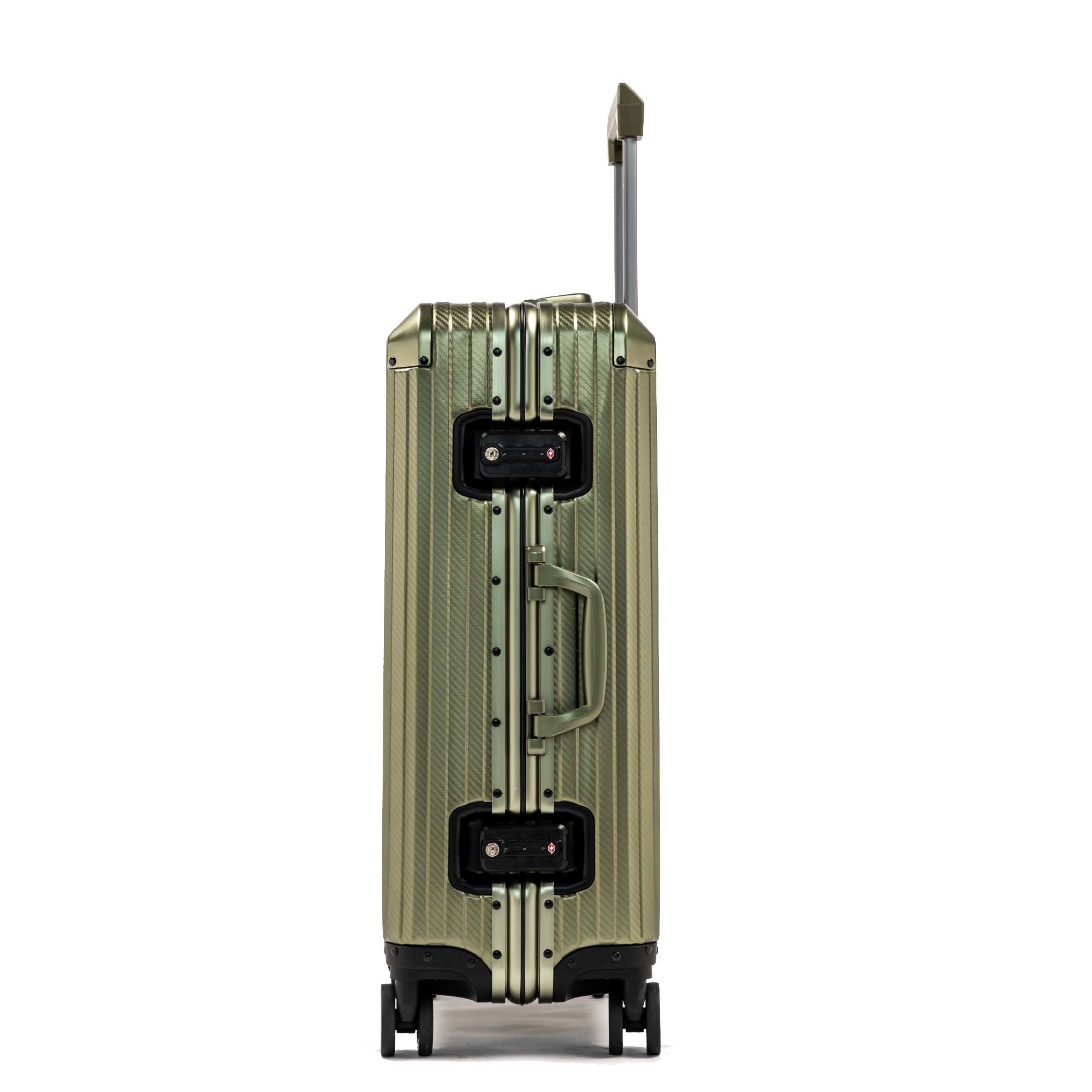 TREK Aluminum Suitcase Army Green