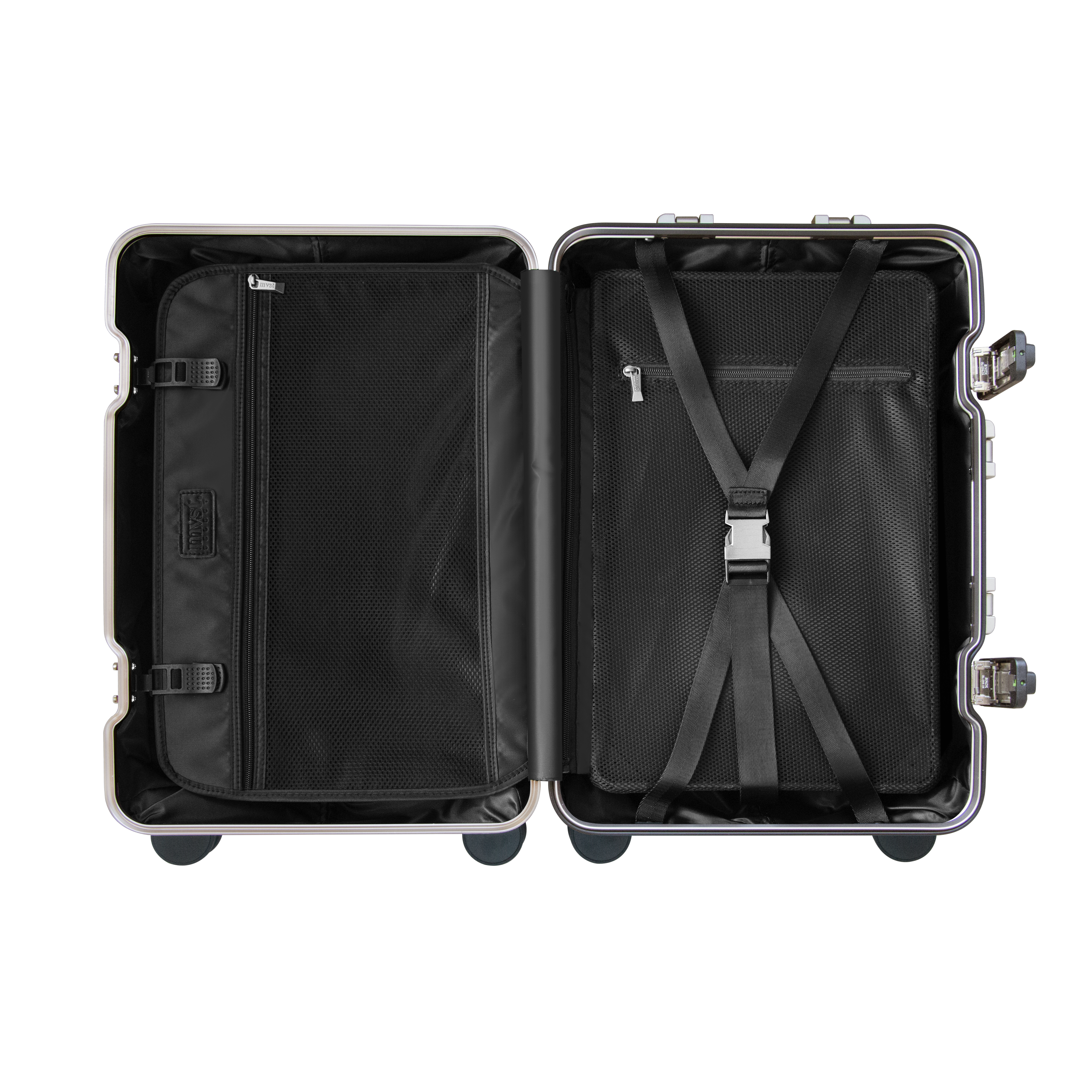 TREK Aluminum Suitcase Champagne