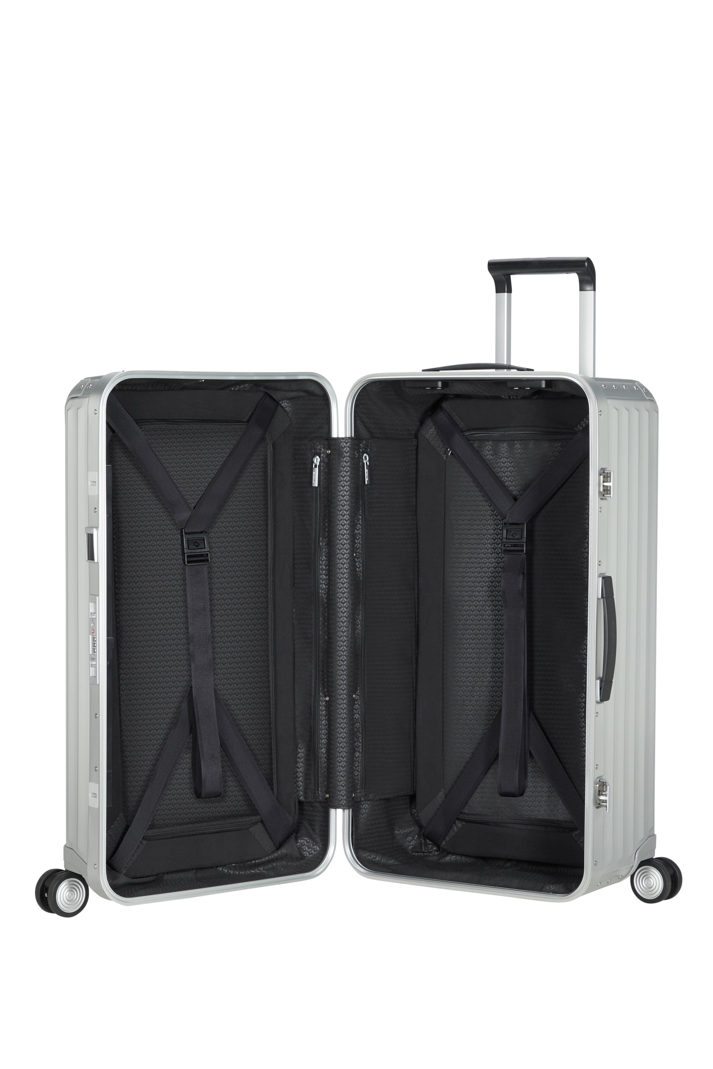 Samsonite Lite-Box Alu Sølv Stor Trunk