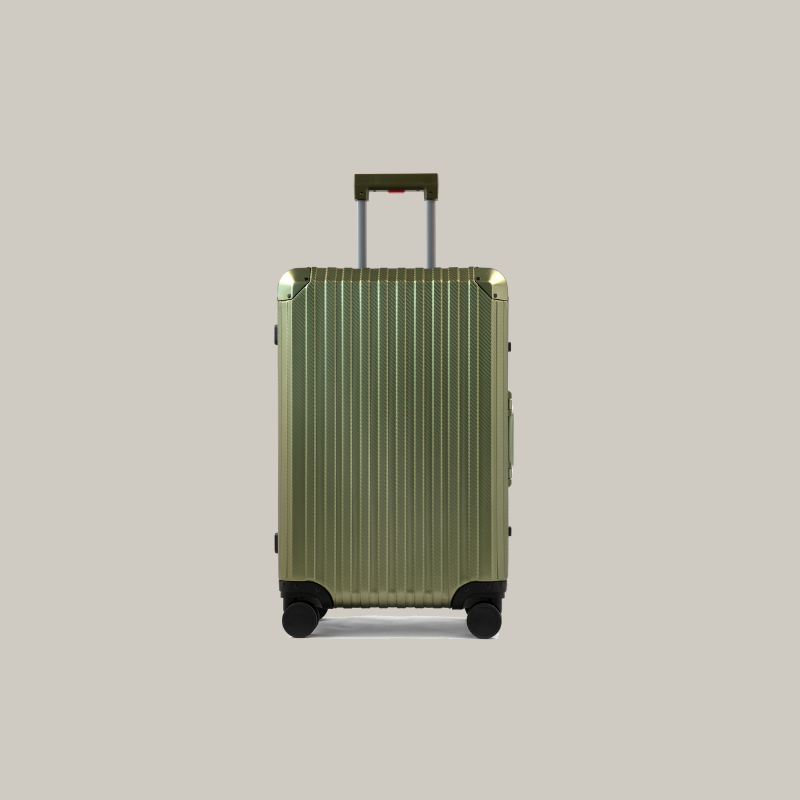 TREK Aluminum Suitcase Champagne
